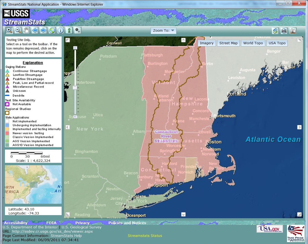 An Interactive, GISBased Application to Estimate Continuous